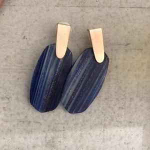 Blue Kendra Scott earrings